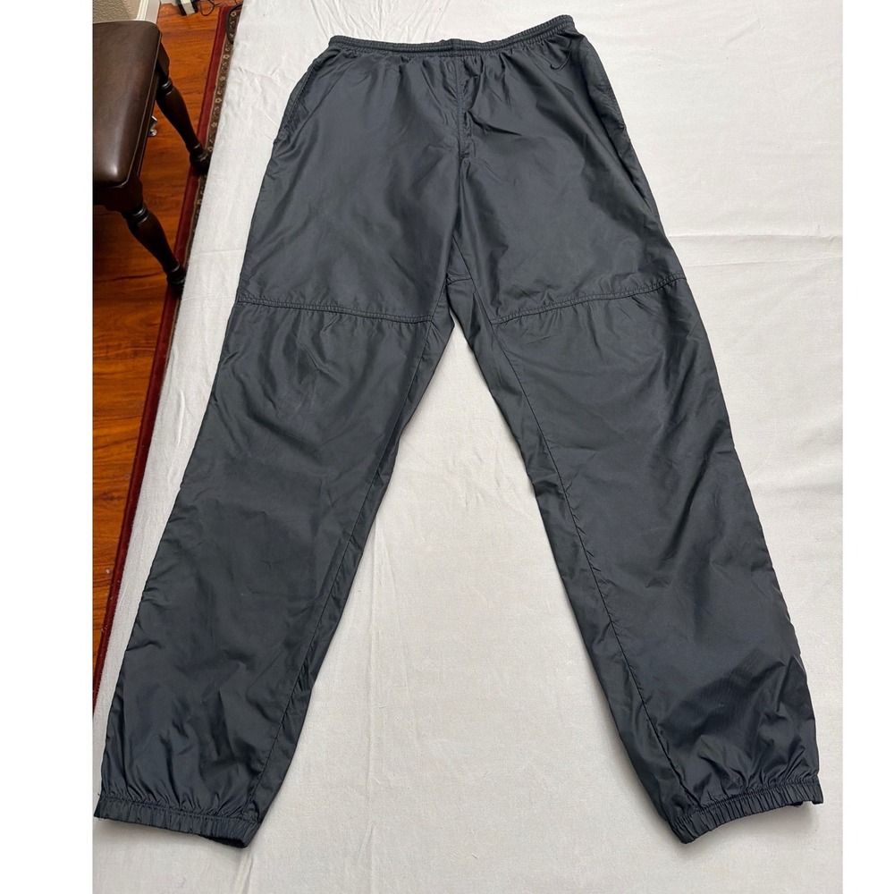 Nike Mens Black Track Pants Elastic Waist Athletic Joggers XL